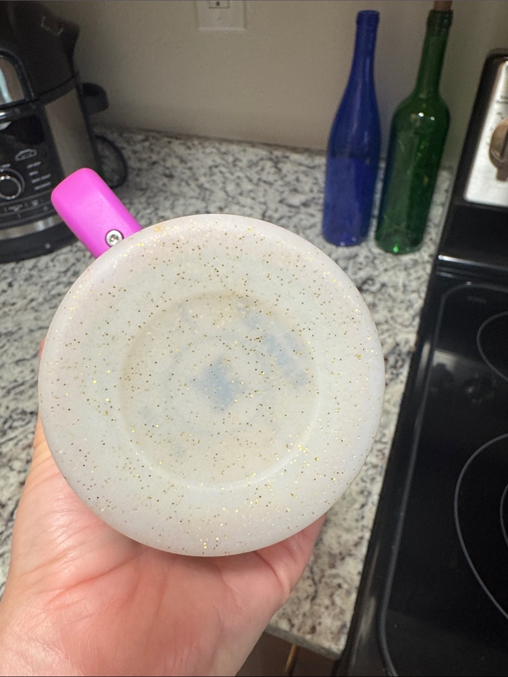 Stanley + Starbucks Iridescent Gold water bottle and bottom cover - Picture 5 of 8